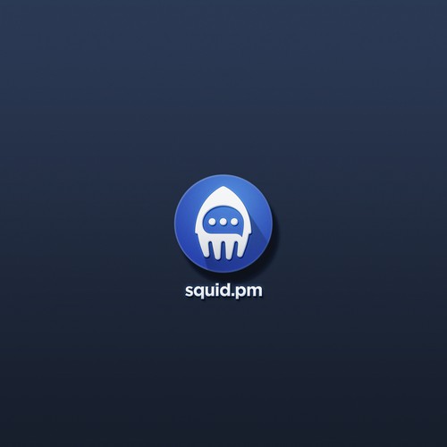 Design a squid logo for a messaging app/website/social network Design by Robosign