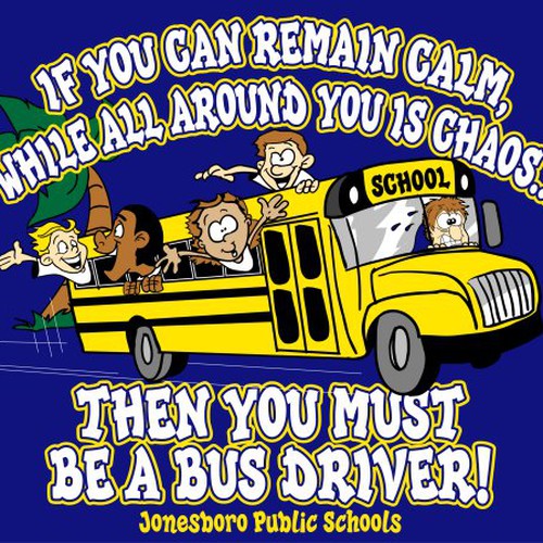 School Bus T-shirt Contest Diseño de pcarlson