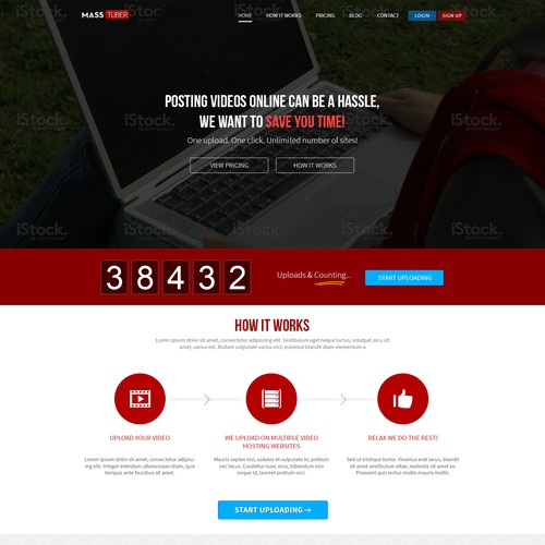 Web page design contest entry by Ash_pleasantdesigns
