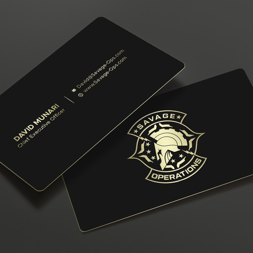Business Card & Letterhead for Armed Security Agency Design by TanLearn