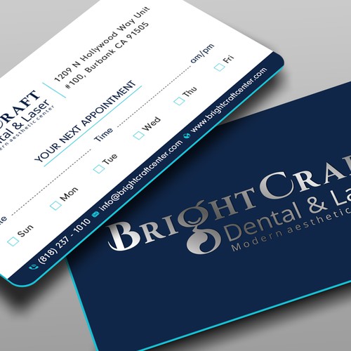 Modern Dental and Medical SPA business card Réalisé par prosenjit_P