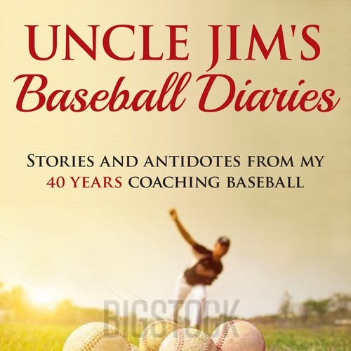 Little league baseball book cover Design by dalim