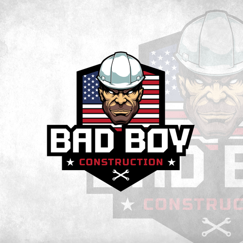 Bad Boy Logo for branding and apparel Design by GraphicRogue