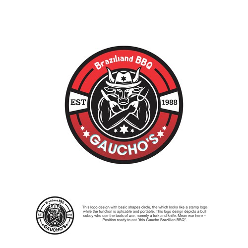 Design a Brazilian BBQ Logo - Gaucho's Design by Krizztan