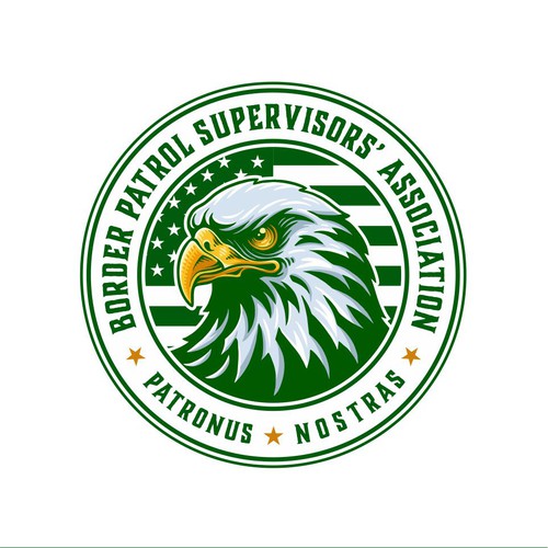 Border Patrol Supervisors Association Eagle Logo Design Design by Sett"