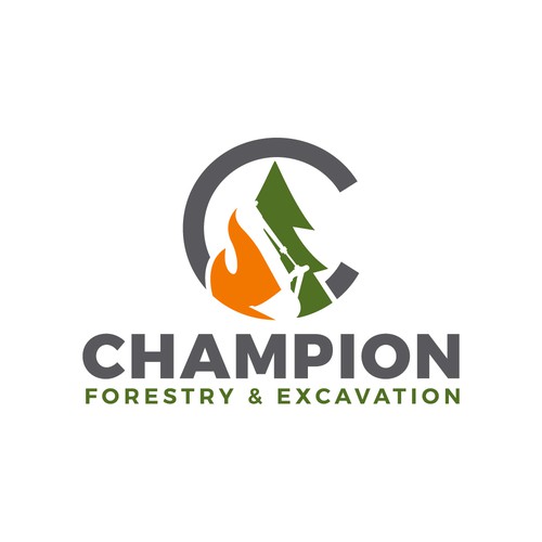 Need A Creative Cool Logo For A Forestry And Excavation Business