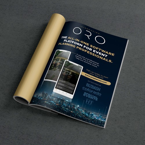 Creative Magazine Ad for A High Tech Platform Design by Distinguish♐︎