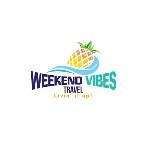 Design a Travel Logo for Weekend Vibes Travel Design by Pragiee