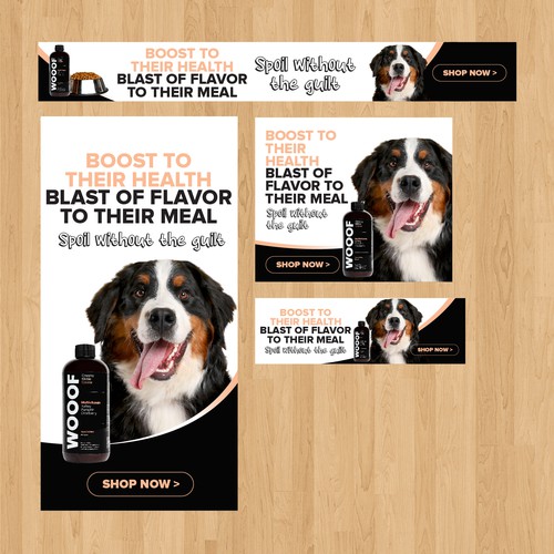 WOOOF Dog Multivitamin banner ads Design by Graphics House