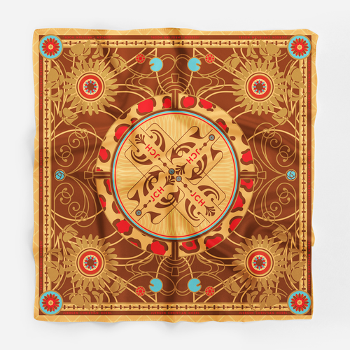 Design Pattern for silk scarf por San Ois