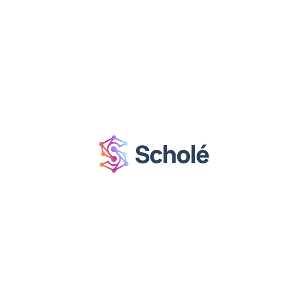 Scholé logo design