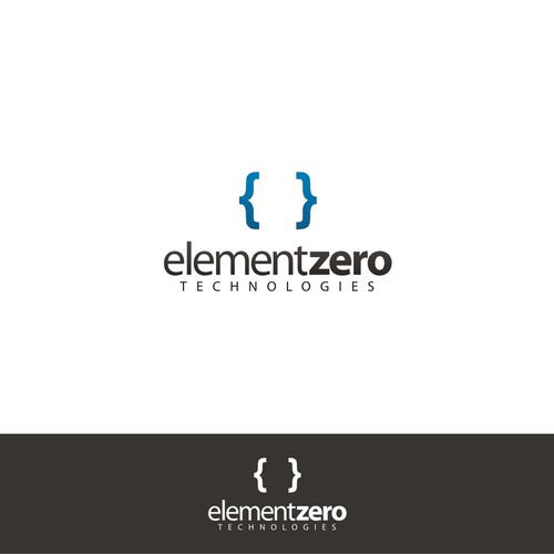 logo for Element Zero Technologies Design by the ann.