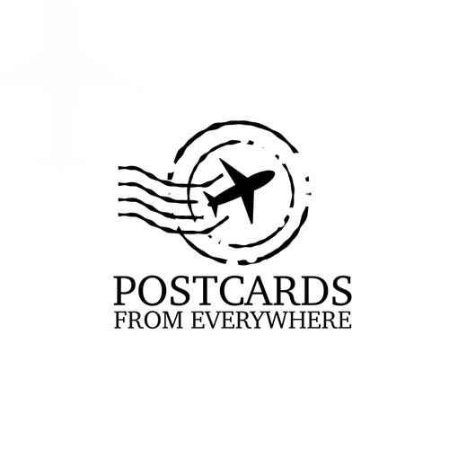 Postcards from Everywhere Logo Design by Radiant1976
