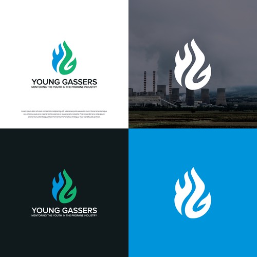 Young Gassers Logo Design by Mhala