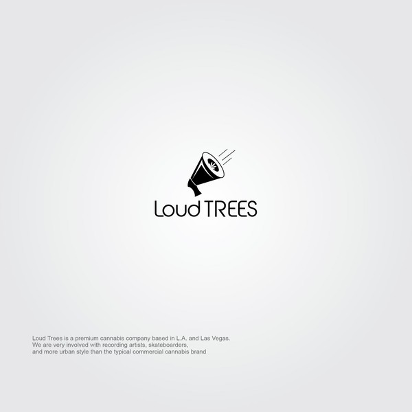 Design by PHPbrand titled "logo concept for Loud Trees premium cannabis"