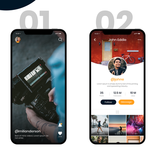 User friendly chat app Design by Utsav Khokhanasiya