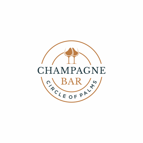 Luxury and modern Champagne Bar logo Design by ikasenyati