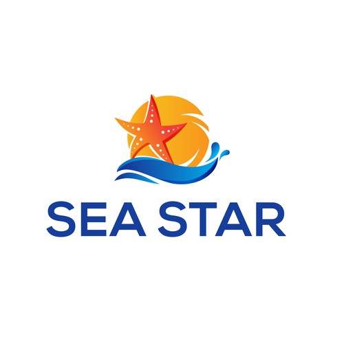 Design a beautiful, fun logo for our boat Sea Star Design by smitadesign