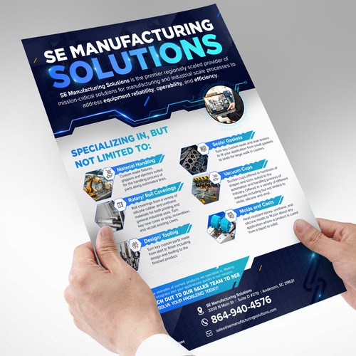 Clean single page line card for potential customers Design by *FBCTechnologies*