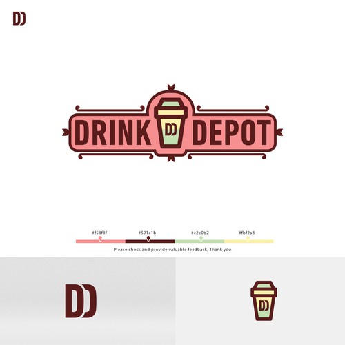 Sumith_KurumaliさんのNeeded: An awesome logo for a chain of Drive Thru Drink Shopsデザイン