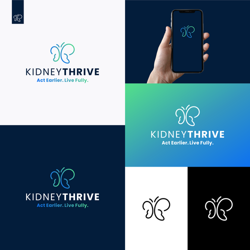"Design a modern, uplifting logo for a vitality-focused health brand" winning Stationery