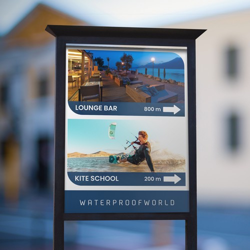 Cartelería propuesta en el concurso por Sezt