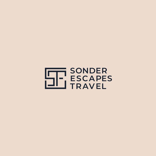 Luxury travel agency logo to appeal to international travelers. Design by Cengkeling