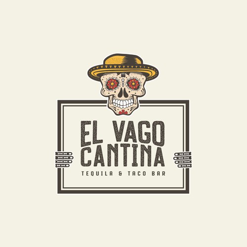 Logo for Mexican Gastro Cantina Diseño de grotesqstudio