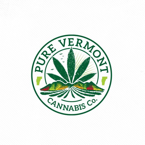 Cannabis Company Logo - Vermont, Organic Diseño de Yo!Design
