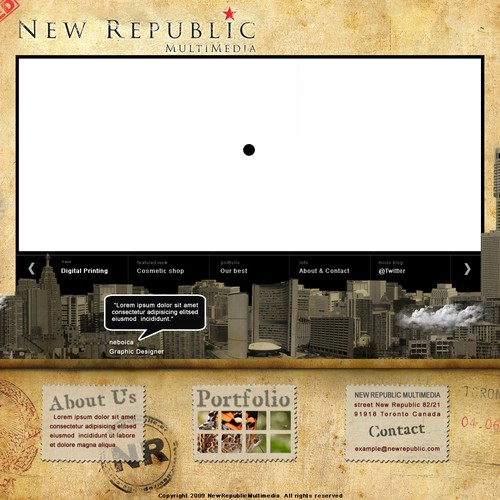 Media Companies New Design. PSD Only! Design by neboica