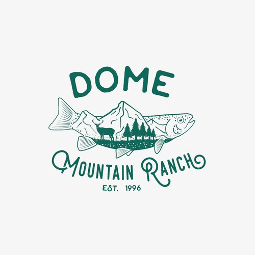 Dome Mountain Ranch Logo!!! Design by iyank iyo