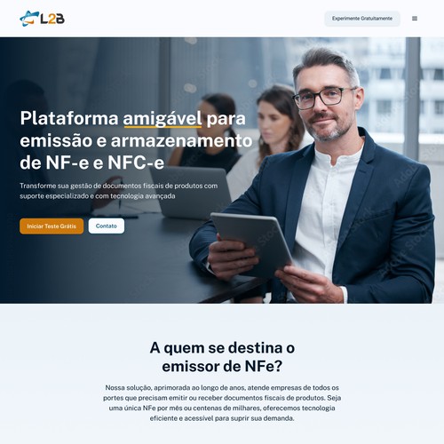 Landing page design contest entry by katsam
