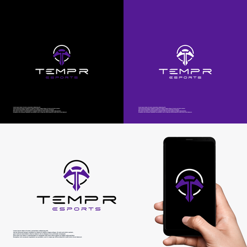 Logo for TEMPR Esports Design by L A T O