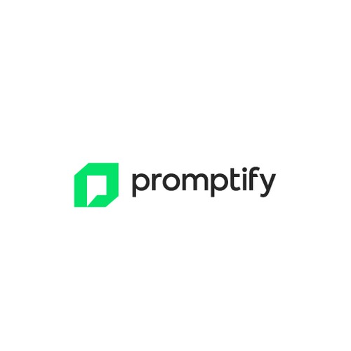 Modern, Simple and Sleek Logo for Promptify.com Design by playflowstudio