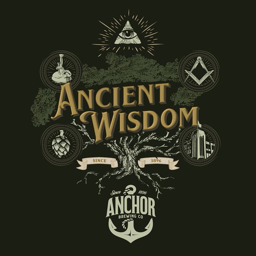 Fun project for America's oldest craft brewery, Anchor Brewing Co.! Diseño de MilosWorkshop