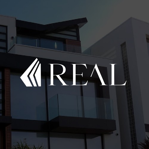 Logo for Real, project management consultancy in luxury real estate and construction Design by ACZ_designs