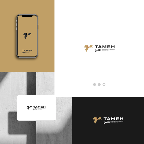 Design di “Premium Logo Design for Tameh – Next-Gen Fractional Real Estate Platform (Arabic + English)”- Add seed to plant di c o n e l l o