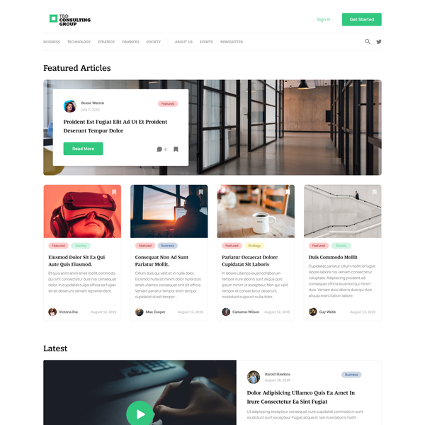 Blog Design
