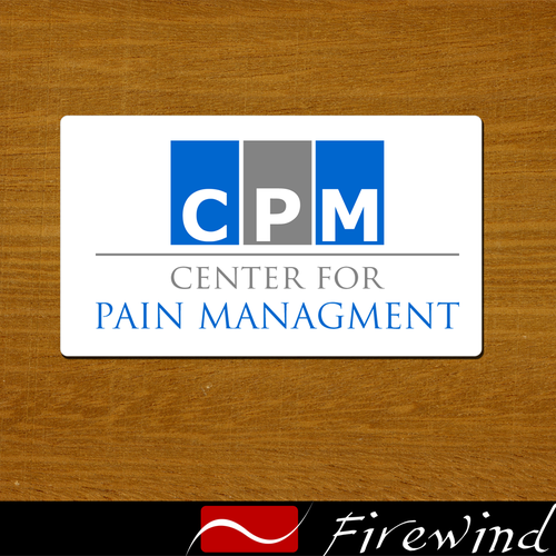 Center for Pain Management logo design Diseño de firewind