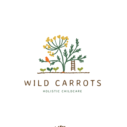 Design an earthy logo for a holistic, outdoorsy childcare center. Design by HikkO