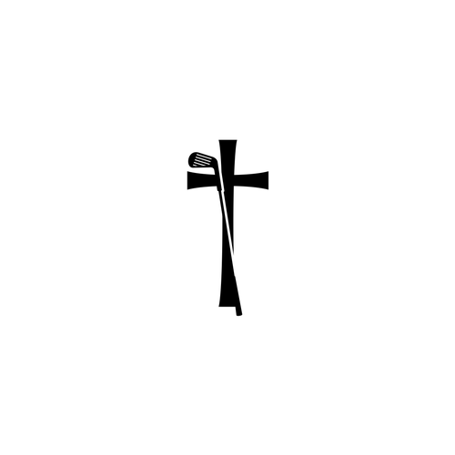 Golf, Faith, God, Cross Design by mariacecilia