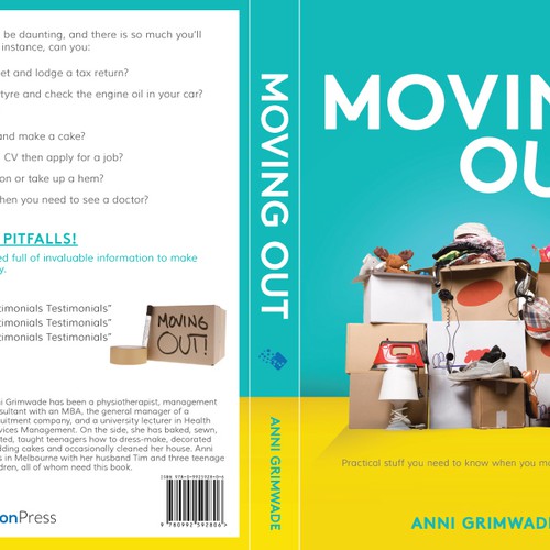 Design a fantastic cover for my book "Moving Out!" Design by contact.catcly