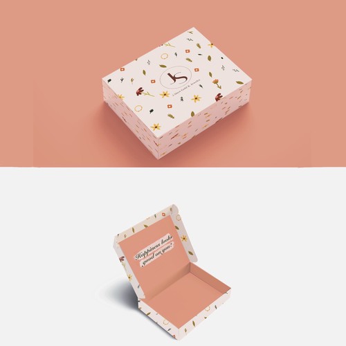 An elegant IG-worthy mailer box design for a young gold and jewelry brand Design by Farah’s art