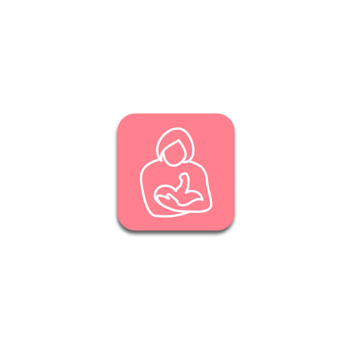 App icon for breast feeding app Design by K-Art Lab