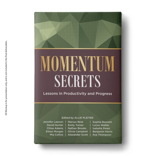 Create a cover for a book about Lessons in Productivity and Progress Design by U.T