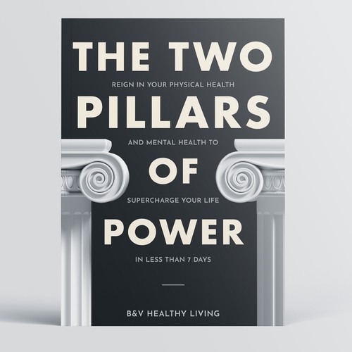 2 Pillars of Power book cover design to grab attention Design by Morten Bredehöft