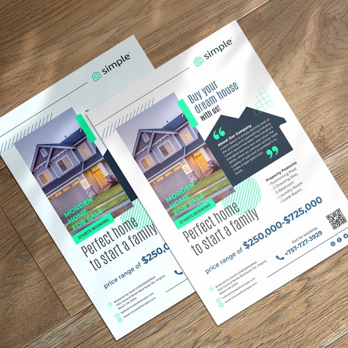 Eye catching real estate flyer Design by Moi_Designers