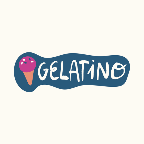 We need a creative interesting logo for gelato shop "Gelatino" Design réalisé par EWMDesigns