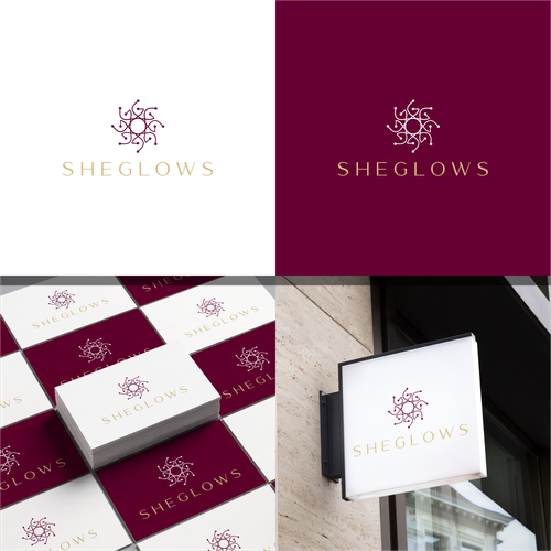 Let's help women glow! Design a beautiful logo for SheGlows Design by Trust_DESIGN