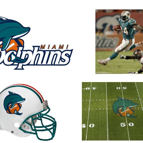 99designs community contest: Help the Miami Dolphins NFL team re-design its logo! Design von Gneira